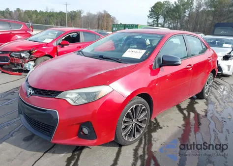 2016 Toyota Corolla S Plus from USA, damaged, VIN 2T1BURHE4GC575770